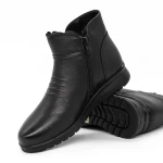 Frauenstiefel mit Pelz 822070m schwarz | Gebildet