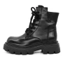 Frauenstiefel im Frühling-Autumn 21169-2 Schwarz | Gebildet