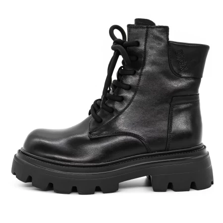 Frauenstiefel im Frühling-Autumn 21169-2 Schwarz | Gebildet