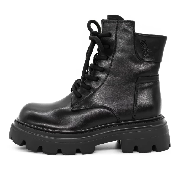 Frauenstiefel im Frühling-Autumn 21169-2 Schwarz | Gebildet
