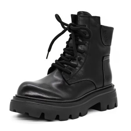Frauenstiefel im Frühling-Autumn 21169-2 Schwarz | Gebildet
