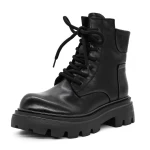 Frauenstiefel im Frühling-Autumn 21169-2 Schwarz | Gebildet