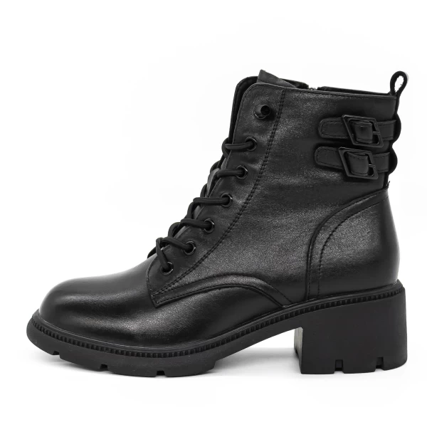 Frauenstiefel im Frühling-Autumn 101272m schwarz | Gebildet