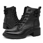 Frauenstiefel im Frühling-Autumn 101272m schwarz | Gebildet