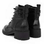 Frauenstiefel im Frühling-Autumn 101272m schwarz | Gebildet