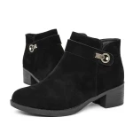 Frauenstiefel im Frühling-Autumn 382-2r Black | Gebildet