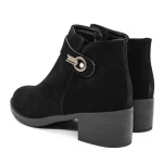 Frauenstiefel im Frühling-Autumn 382-2r Black | Gebildet