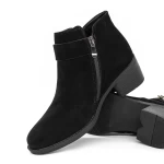 Frauenstiefel im Frühling-Autumn 382-2r Black | Gebildet