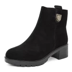 Frauenstiefel im Frühling-Autumn 25373r Black | Gebildet