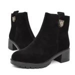 Frauenstiefel im Frühling-Autumn 25373r Black | Gebildet