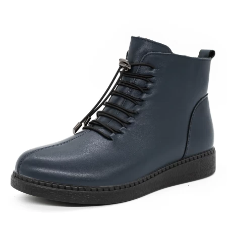 Frauenstiefel im Frühjahrsautum 955702 Blau Gebildet