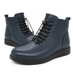Frauenstiefel im Frühjahrsautum 955702 Blau Gebildet