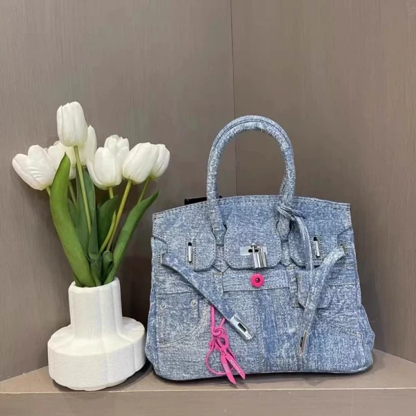 Handtasche 69119-1 Blau Mei