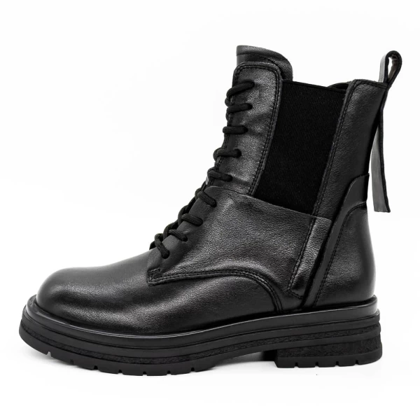 Frauenstiefel im Frühling-Autumn 20292 Black | Gebildet