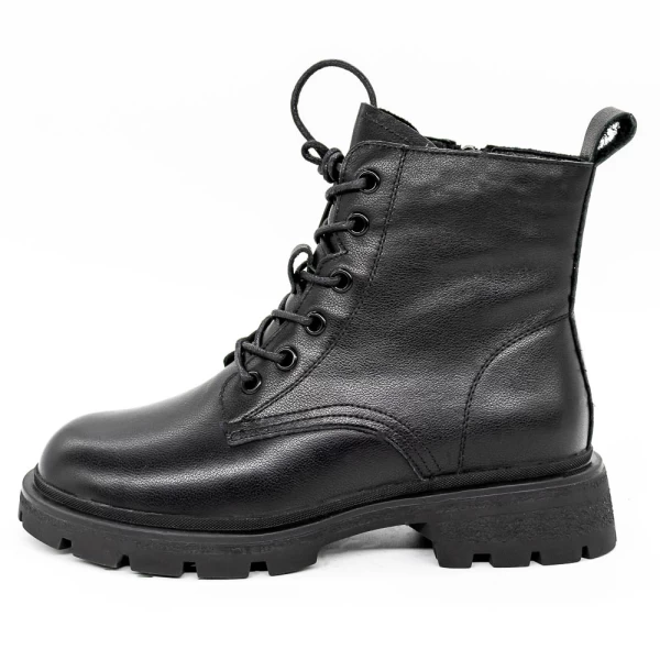 Frauenstiefel im Spring-Auto 50051 Black | Gebildet