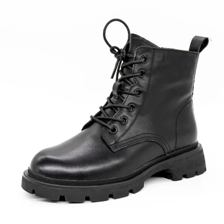 Frauenstiefel im Spring-Auto 50051 Black | Gebildet