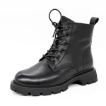 Frauenstiefel im Spring-Auto 50051 Black | Gebildet