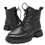 Frauenstiefel im Spring-Auto 50051 Black | Gebildet