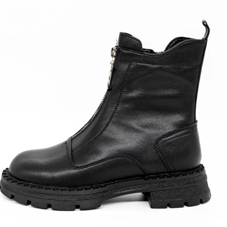 Frauenstiefel im Spring-Auto D39918e Black | Gebildet