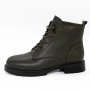 Frauenstiefel im Frühjahr 8301-22 Grün Gebildet