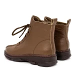 Frauenstiefel im Frühling-Autumn 8201 Brown Gebildet