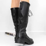 Niedrig -getötete Frauenstiefel 80391 Schwarz | Gebildet