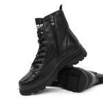 Frauenstiefel im Spring-Auto D912 Black | Gebildet