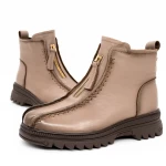 Frauenstiefel im Spring-Auto 0328 Pfirsich | Gebildet