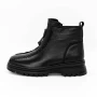 Frauenstiefel im Frühling-Autumn 0328 Schwarz | Gebildet