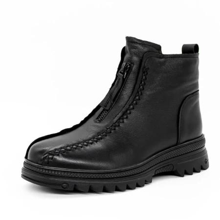 Frauenstiefel im Frühling-Autumn 0328 Schwarz | Gebildet