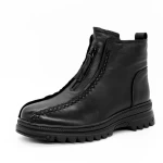 Frauenstiefel im Frühling-Autumn 0328 Schwarz | Gebildet