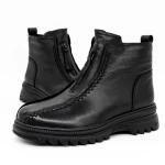 Frauenstiefel im Frühling-Autumn 0328 Schwarz | Gebildet
