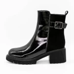 Frauenstiefel im Frühling-Autumn 1026-2 Schwarz | Gebildet