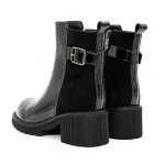 Frauenstiefel im Frühling-Autumn 1026-2 Schwarz | Gebildet