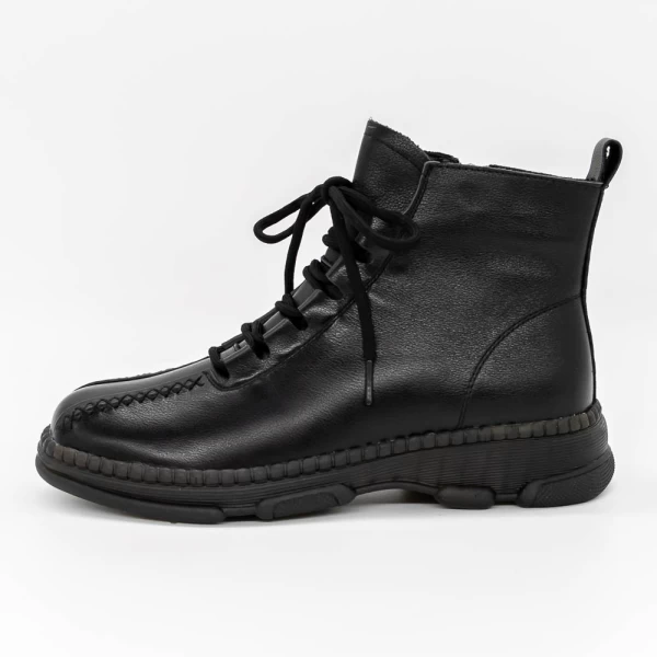 Frauenstiefel im Spring-Auto 8201 Black | Gebildet