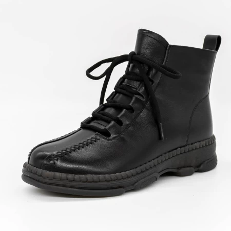 Frauenstiefel im Spring-Auto 8201 Black | Gebildet