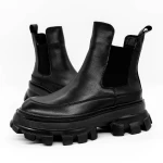 Frauenstiefel im Frühjahr 30339-8 Schwarz | Gebildet