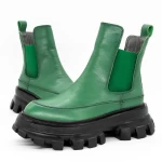 Frauenstiefel im Frühling-Autumn 30339-8 Green | Gebildet