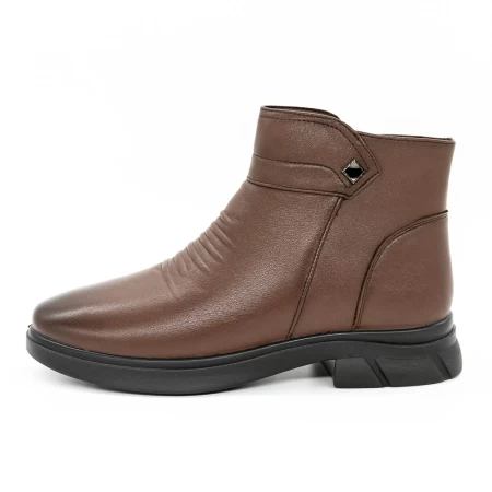 Frauenstiefel mit Pelz M2688 Brown | Gebildet