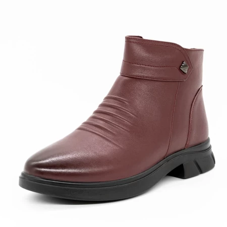 Frauenstiefel mit Pelz M2688 Cherry | Gebildet