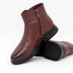 Frauenstiefel mit Pelz M2688 Cherry | Gebildet