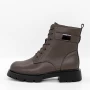 Frauenstiefel mit 1002-11 Pfirsichfell | Gebildet