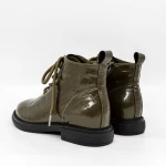 Frauenstiefel im Frühling-Autumn 2156-3 Grün Gebildet