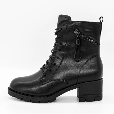 Frauenstiefel mit Pelz 8023 Black | Gebildet