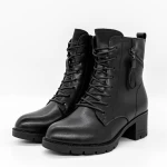 Frauenstiefel mit Pelz 8023 Black | Gebildet