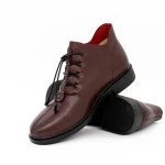 Frauenstiefel im Spring-Auto 3826Q03 Cherry | Gebildet