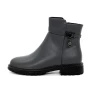Frauenstiefel mit Pelz 10513-27 Grau Gebildet