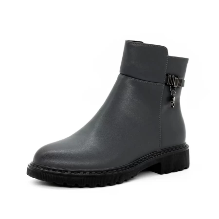 Frauenstiefel mit Pelz 10513-27 Grau Gebildet