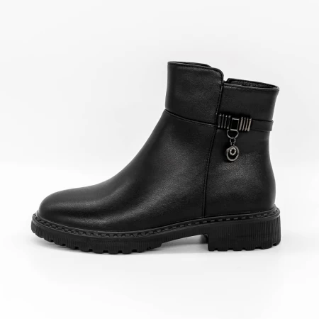 Frauenstiefel mit Pelz 10513-27 Black | Gebildet