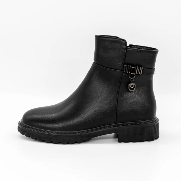 Frauenstiefel mit Pelz 10513-27 Black | Gebildet